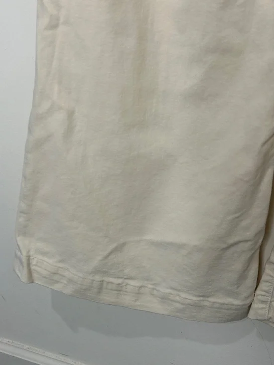 MOTHER The Patch Pocket Roller Skimp Wide Leg Jeans Sz 29 Chalk Ivory - Picture 13 of 16